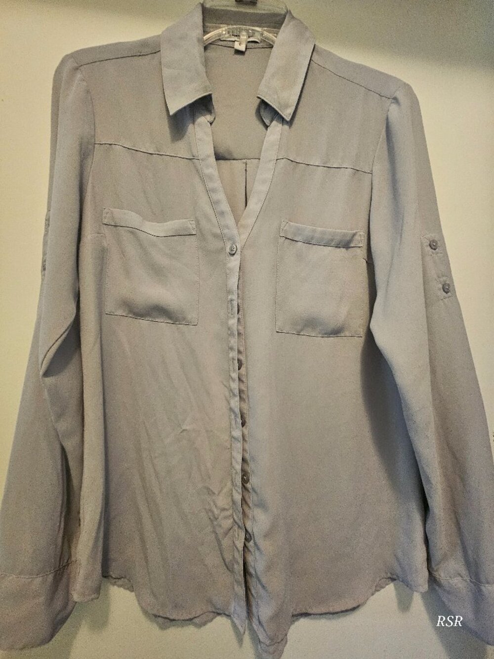 Grey Express Blouse - Slim Fit - Portofino Shirt
